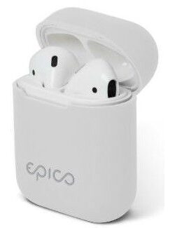 Epico Silicone cover Airpods pro bílá / pouzdro pro sluchátka