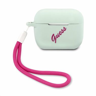 GUESS Vintage Silikonové Pouzdro pro Apple Airpods Pro modrá / doprodej