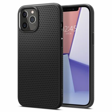 Spigen Liquid Air ochranný kryt pro Apple iPhone 12 Pro Max černá