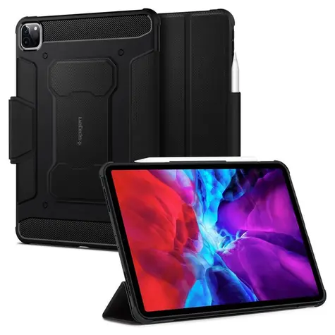 Spigen Rugged Armor ochranný kryt pro Apple iPad Pro 11" 20 & 18 černá
