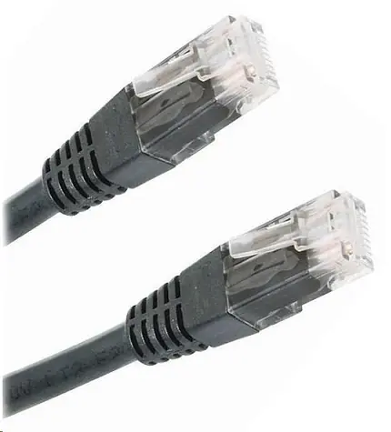 Lynx PK-UTP5E-030-BLK Patch kabel Cat5E černá / UTP / 3m