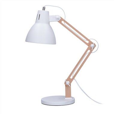 Solight WO57-W stolní lampa Falun bílá / E27 