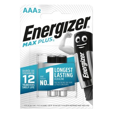 Energizer MAX Plus Baterie- Mikrotužka AAA 2 ks