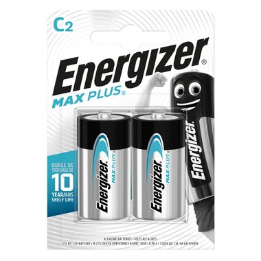 Energizer MAX Plus Baterie -  Malý monočlánek C 2 ks