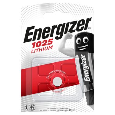 Energizer Lithiová knoflíková baterie - CR1025 