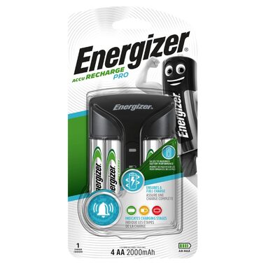 Energizer nabíječka - Pro Charger + 4xAA Power Plus 2000 