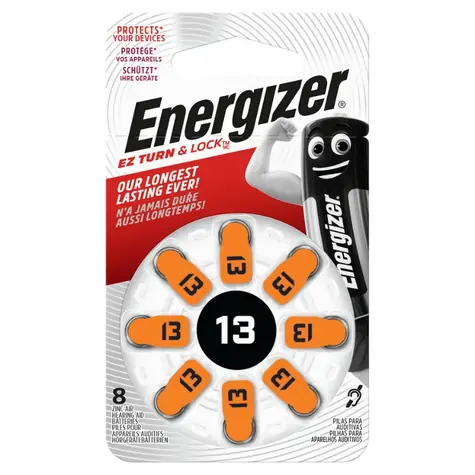 Energizer baterie do naslouchadel - 13 DP (PR48) 8 ks
