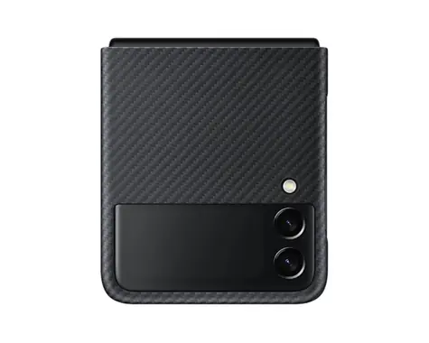 SAMSUNG Aramid Cover Kryt z aramidového vlákna pro Samsung Galaxy Z Flip3 černá