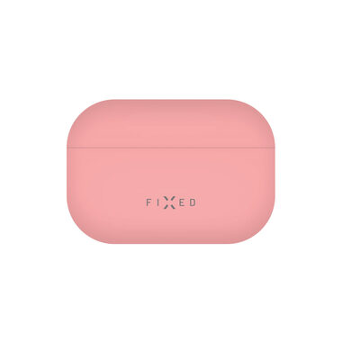 FIXED Silky Ultratenké silikonové pouzdro pro Apple Airpods Pro růžová