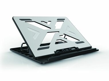 Conceptronic THANA03G ergonomická podložka pro notebook stříbrná / pro 15.6" notebook / 7 pozic 