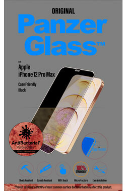 PanzerGlass Tvrzené sklo Case Friendly AB pro Apple iPhone 12 Pro Max černá