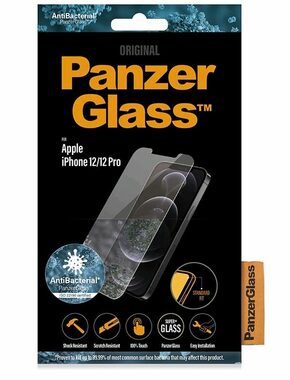 PanzerGlass Tvrzené sklo Standard Fit AB pro Apple iPhone 12 & 12 Pro čirá