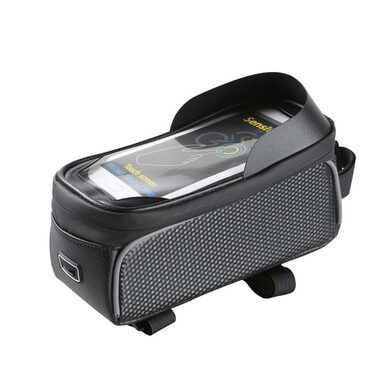 Forever Voděodolná brašna na kolo s krytým pouzdrem na telefon model 01 černá