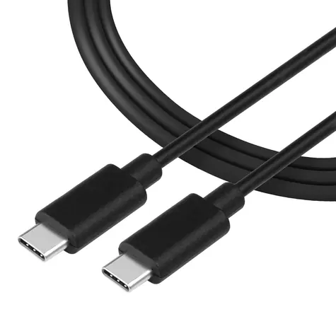 Tactical Smooth Thread Cable USB-C - USB-C 0.3m černá