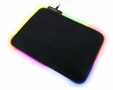 Esperanza EGP105 ZODIAC podložka pod myš černá / RGB LED podsvícení