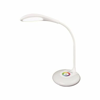Esperanza ELD102 Altair LED lampička s nočním osvětlením bílá / 3 úrovně jasu / ohebné rameno