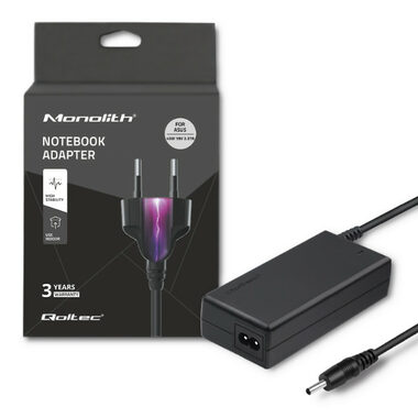 Qoltec 51508 Adaptér pro notebooky Asus 45W / 19V / 2.37A / 3.0x1.0 mm