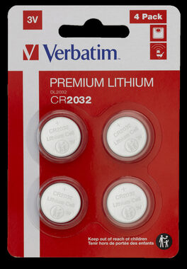 Verbatim Lithium baterie CR2032 3V 4ks