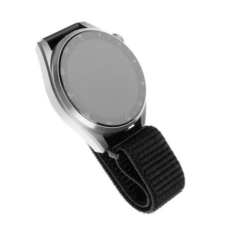 FIXED Nylon Strap Nylonový řemínek s šířkou 20mm pro smartwatch černá