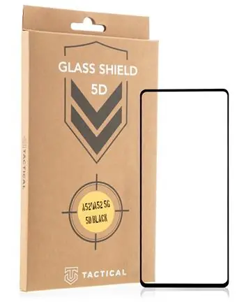 Tactical Glass Shield 5D sklo pro Samsung Galaxy A52 & A52 5G & A52s 5G černá 