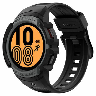 Spigen Rugged Armor Pro ochranný kryt + řemínek pro Samsung Galaxy Watch 4 40mm šedá