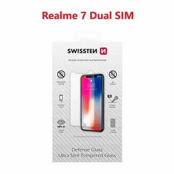 SWISSTEN Ochranné temperované sklo 2.5D pro REALME 7