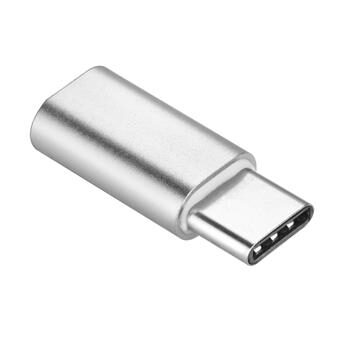 GAMACZ adaptér MICRO USB - USB-C stříbrná
