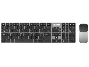 Tracer SET TRAKLA46773 RF Nano černá / set bezdrátová klávesnice + optická myš / 2.4 GHz / USB příjmač / US layout