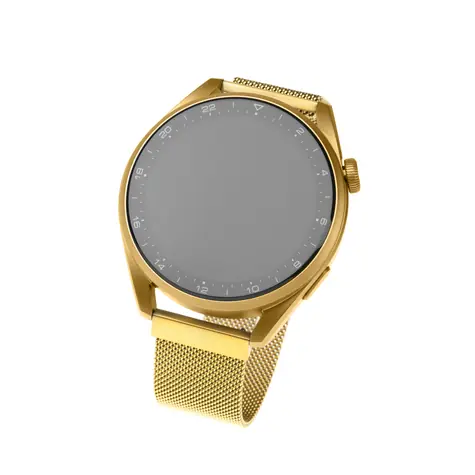 FIXED Mesh Strap Síťovaný nerezový řemínek s šířkou 22mm pro smartwatch zlatá