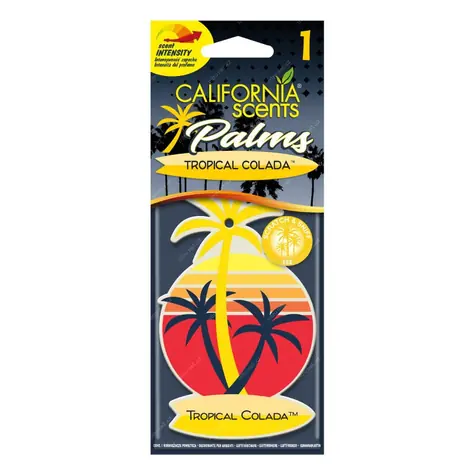 California Scents Palms Tropical Colada / Vůně do auta / Tropic