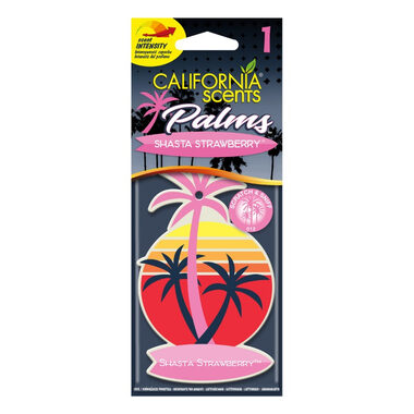 California Scents Palms Shasta Strawberries / Vůně do auta / Jahoda