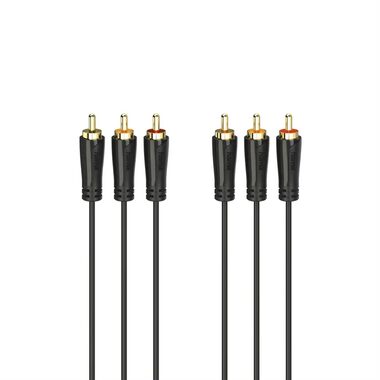 Hama Essential Line AV kabel 3 cinch - 3 cinch 1.5 m 