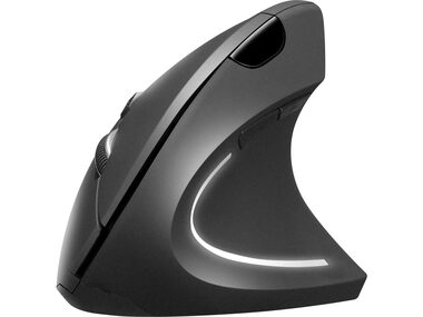 Sandberg Wired Vertical Mouse černá / vertikální myš/ optická / 2400 DPI / 6 tlačítek / 1.5 m      