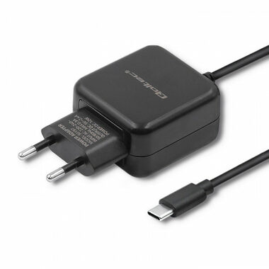 Qoltec 50197 Nabíječka černá / 12W / 5V / 2.4A  / USB typu C