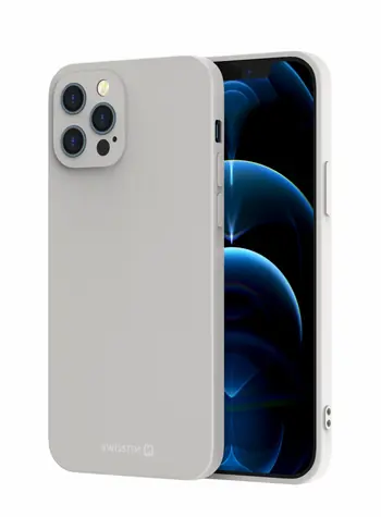 SWISSTEN SOFT JOY pouzdro pro Apple iPhone 13 Pro kamenně šedá