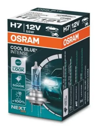 OSRAM H7 COOL BLUE INTENSE NEXT GEN +100% / 12V 55W až 5000K/ Autožárovka / PX26d / 1ks