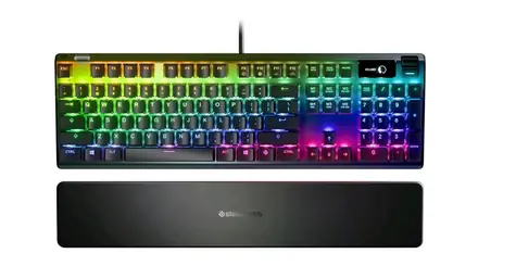 SteelSeries Apex 7 - Red (DE) černá / mechanická klávesnice / Red Switch / červené podsvícení / DE layout