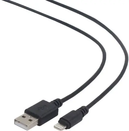 Gembird CC-USB2-AMLM-1M černá / ligtning / USB 2.0 / 1m