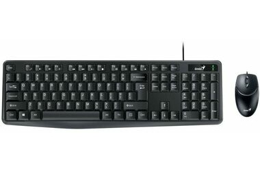 Genius KM-170 černá / Drátový set / USB / CZ+SK layout