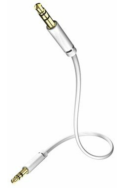 In-akustik Star Audio kabel bílá 0.5 m / 3.5mm jack - 3.5mm Jack