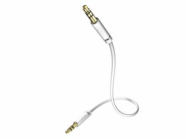 In-akustik Star Audio kabel bílá 0.75 m / 3.5mm jack - 3.5mm Jack