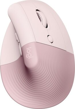 Logitech Lift Vertical Ergonomic Mouse růžová / Ergonomická myš / USB / pouze pro praváky