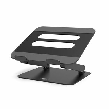 PORT CONNECT hliníkový stojan na notebook černá / 10" až 15.6" notebooky