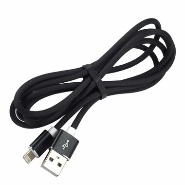 EverActive CBS-1IB černá / datový kabel USB - Lightning / 1m / 2.4A
