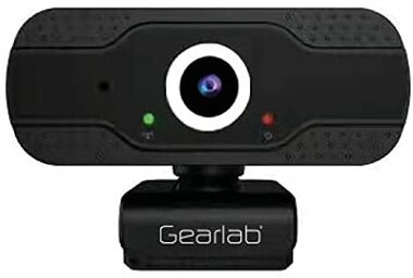Gearlab G635 černá / HD kancelářská webkamera / 77° zorný úhel / FullHD