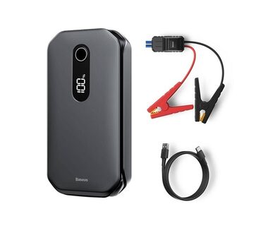 Baseus CRJS03-01 startér do auta černá / 12000mAh / 600A