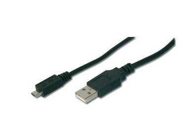 OEM USB kabel USB 2.0 USB-A - Micro-B 1m černá