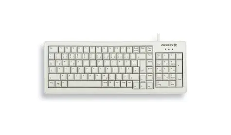 CHERRY G84-5200LCMDE-0 šedá / Kancelářská klávesnice / drátová / USB / DE layout