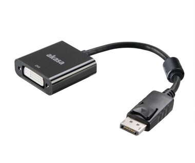 Akasa AK-CBDP15-20BK černá / adaptér DisplayPort - DVI (24+5) samice