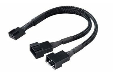 Akasa PWN / rozbočovač ventilátoru / 4pin / 4ks 